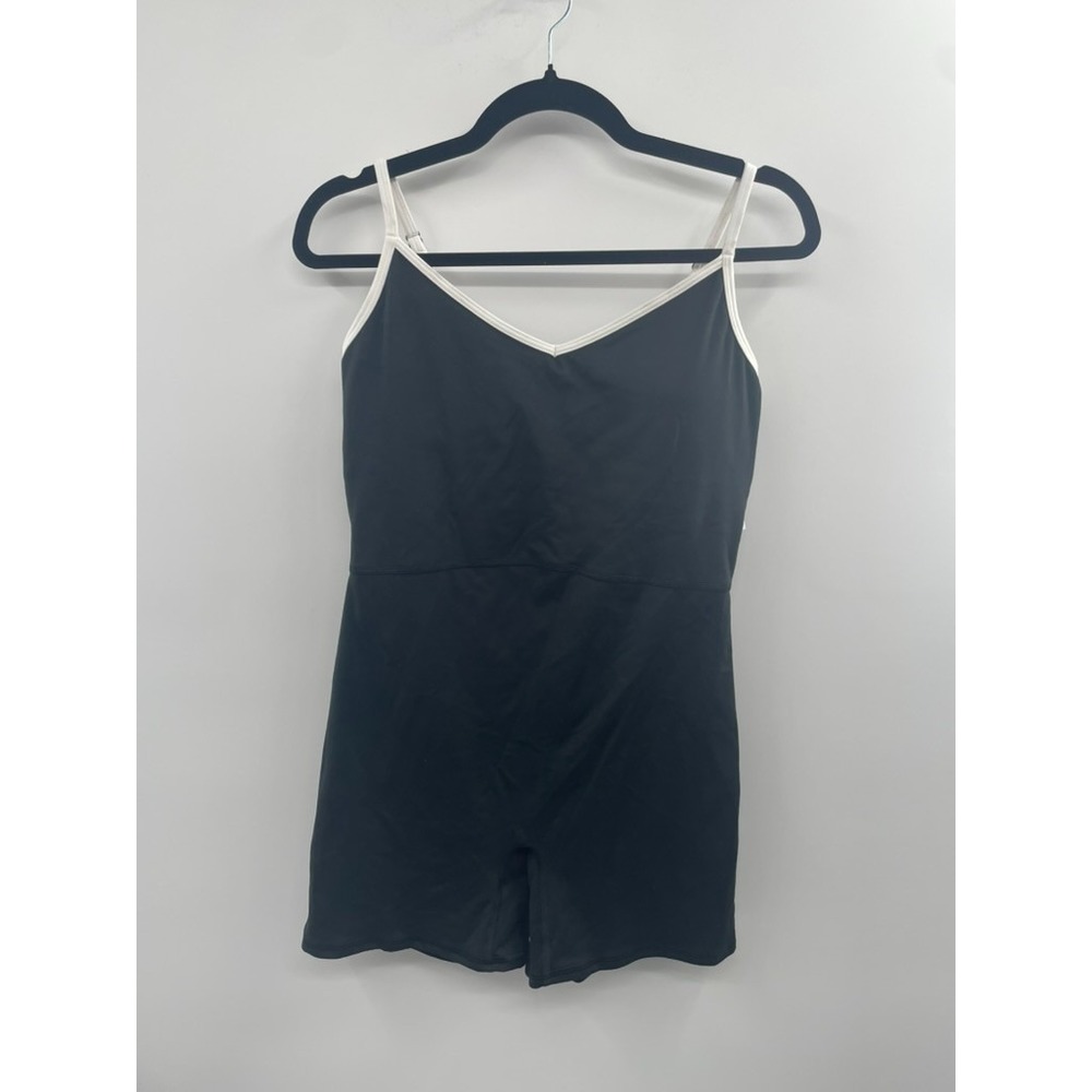 NWT Gilly Hicks Active‎ Gameday Dress Women Large Black Pullover Sweetheart Neck